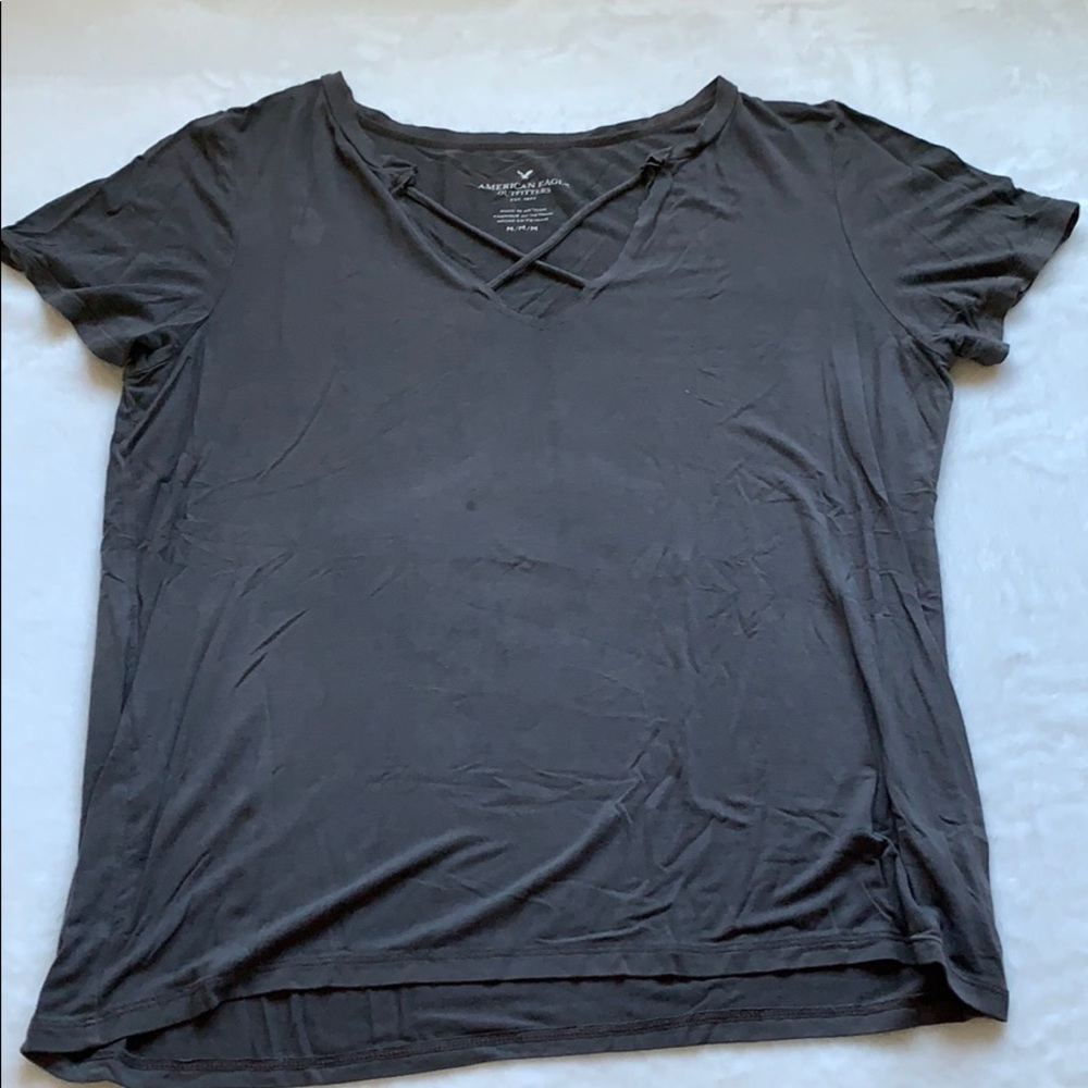American Eagle Cross Chest Top